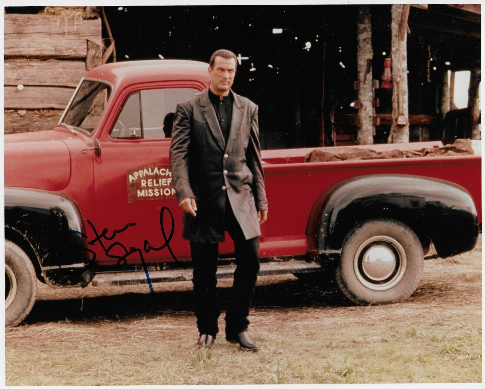 Steven Seagal Original Autographed 8X10 Photo Poster painting #2