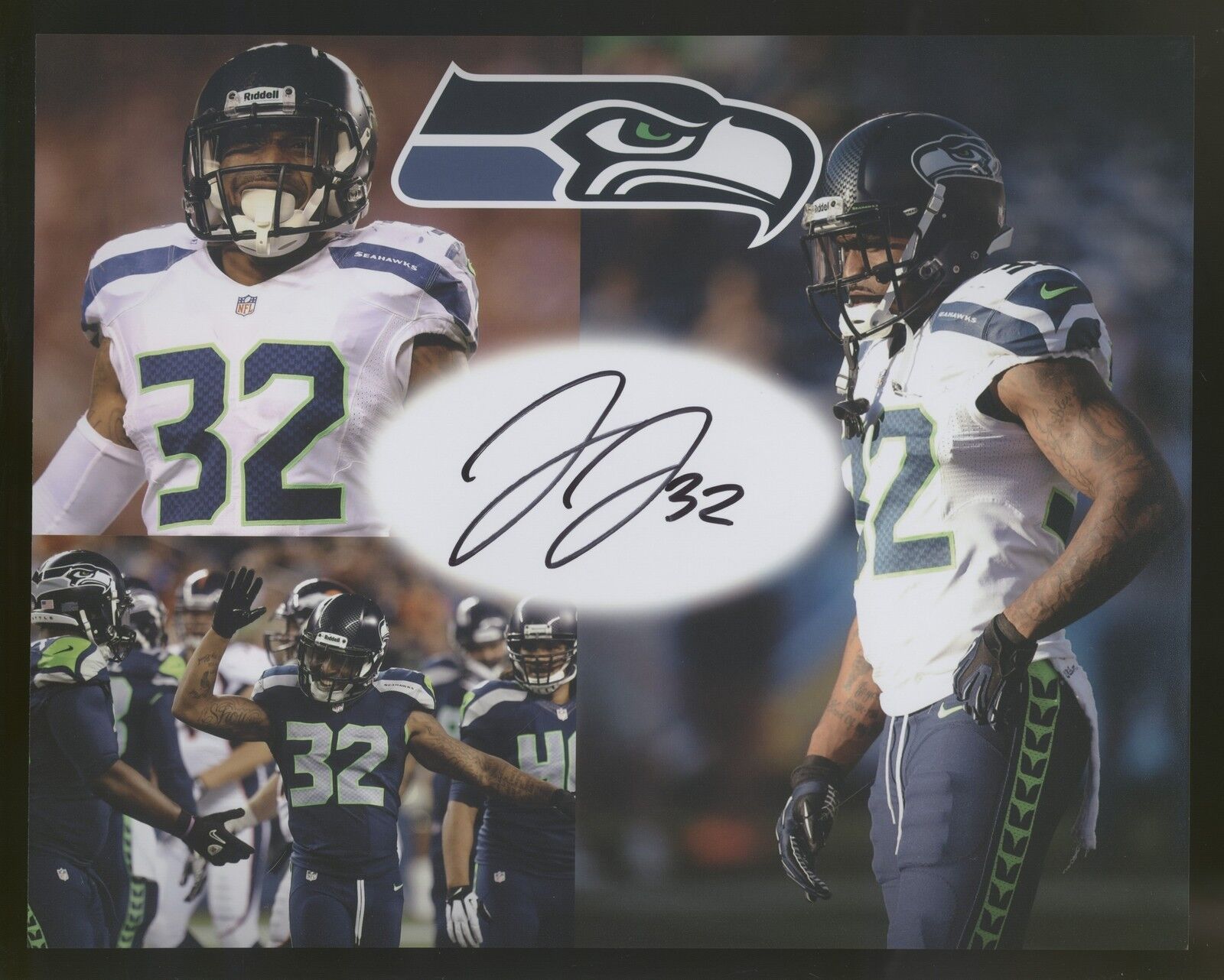 Jeron Johnson 8x10 Photo Poster painting Autographed Signed AUTO Seahawks SB Champion SPH 0498