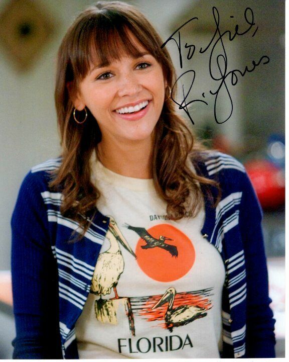 RASHIDA JONES Autographed Signed I LOVE YOU, MAN ZOOEY RICE Photo Poster paintinggraph - To Jill