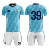 Quick Dry Sportswear Personalized Name Number Youth Adult Uniform Custom Soccer Jersey Team Football Kit