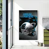 5D DIY Full Round Drill Diamond Painting Carolina Panthers Home Decor (sz3527)