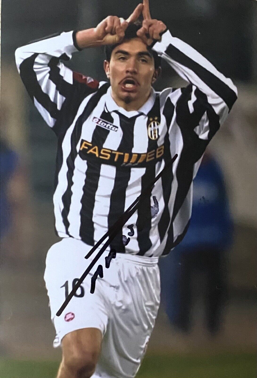 Enzo Maresca Genuine Hand Signed Juventus 6X4 Photo Poster painting 2