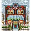Christmas Cabin - 14CT Stamped Cross Stitch - 15*17cm