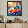 Diamond Painting -DIY Round Drill Butterfly Carrying Flower(40x40cm)