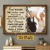 Personalized Photo/Name: Couple Husband Wife God Blessed The Broken Road Vintage Metal Sign//Wooden Signs
