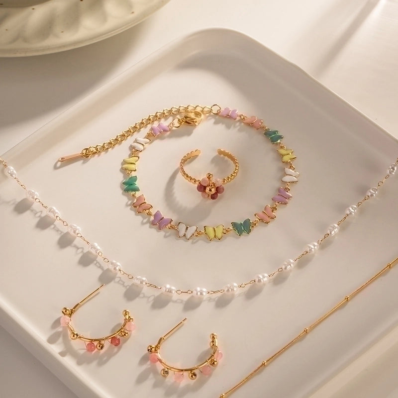 Fashion Butterfly 304 Stainless Steel Bracelets In Bulk