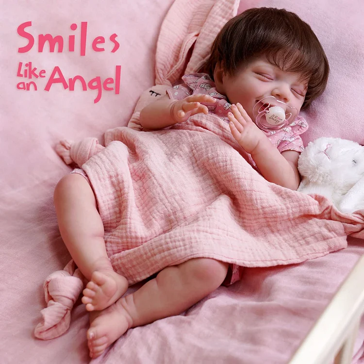 JIZHI Lifelike Reborn Baby Dolls - 20Inch-Real Baby Feeling  Realistic-Newborn Baby Dolls Adorable Smiling Real Life Baby Dolls with  Gift Box for Kids