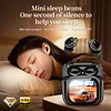 Bluetooth-compatible Translation Earbuds Real Time with Touch Control Color Screen Charging Case AI Language Translator Earbuds for Travel Business