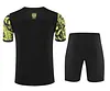 2025 Brazil Pre-Match Training Yellow Shirt+Shorts 1:1 Thai Quality