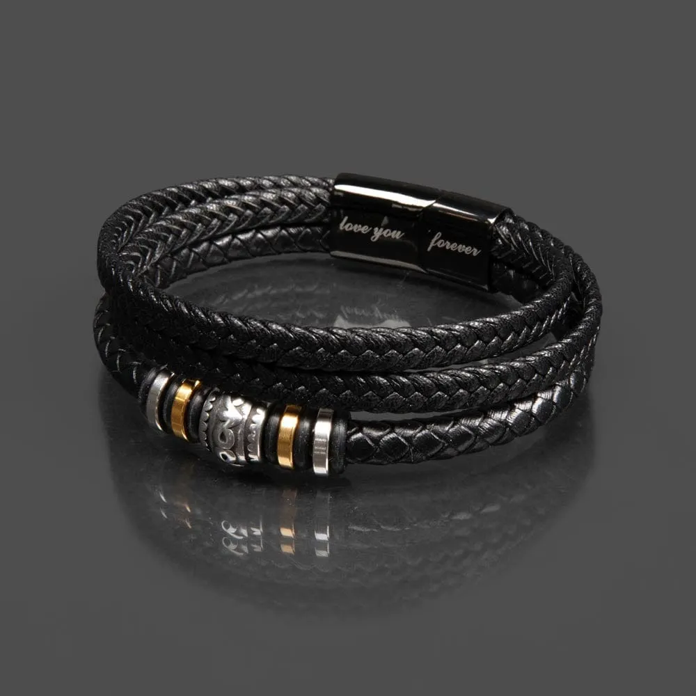 To My Husband Bracelet From Wife