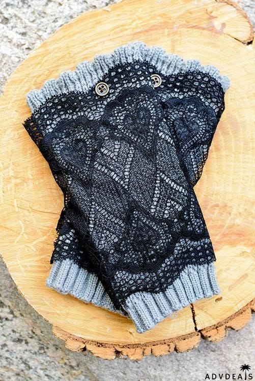 Lace Layered Boot Cuffs
