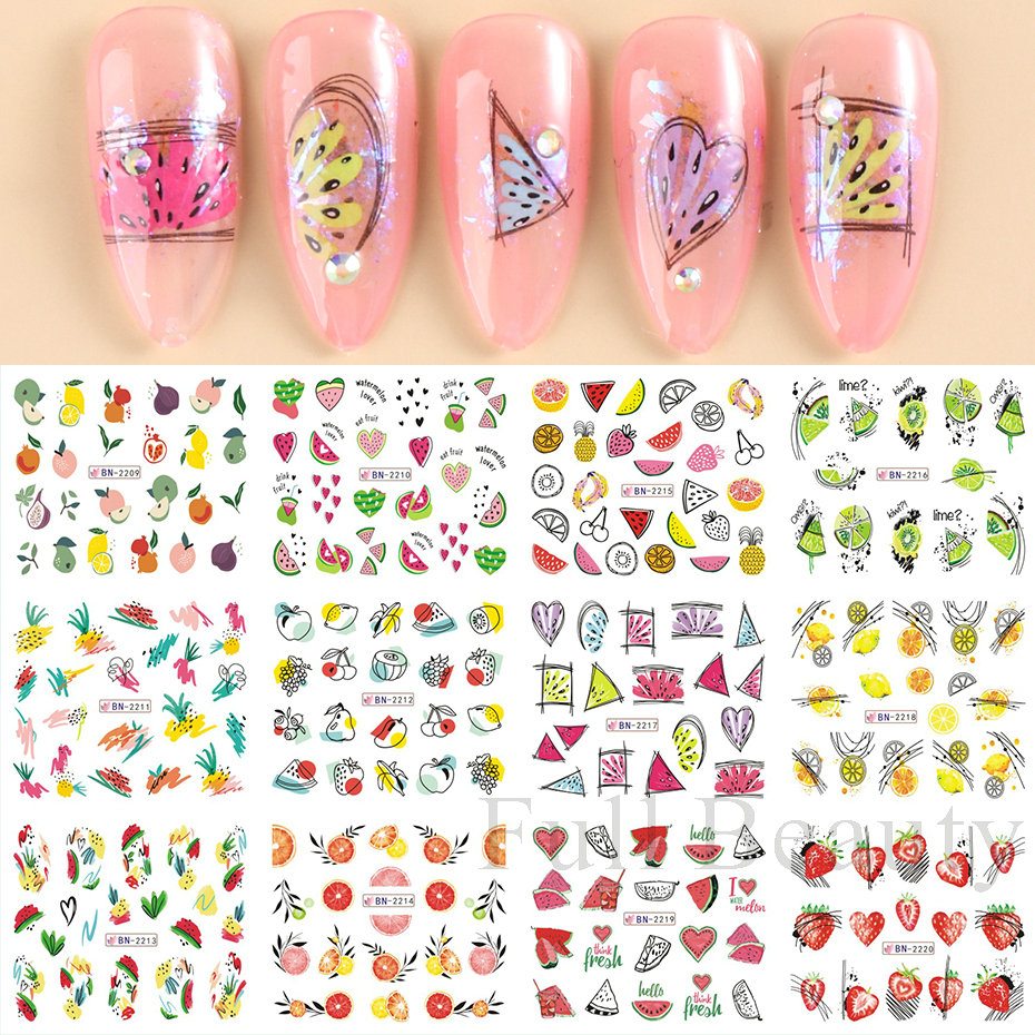 Bonusgud 12pcs Black Butterfly Water Nail Sliders Set Hollow Nails Design Flying Wings Stickers Drawing Pattern Manicure Transfer Foils