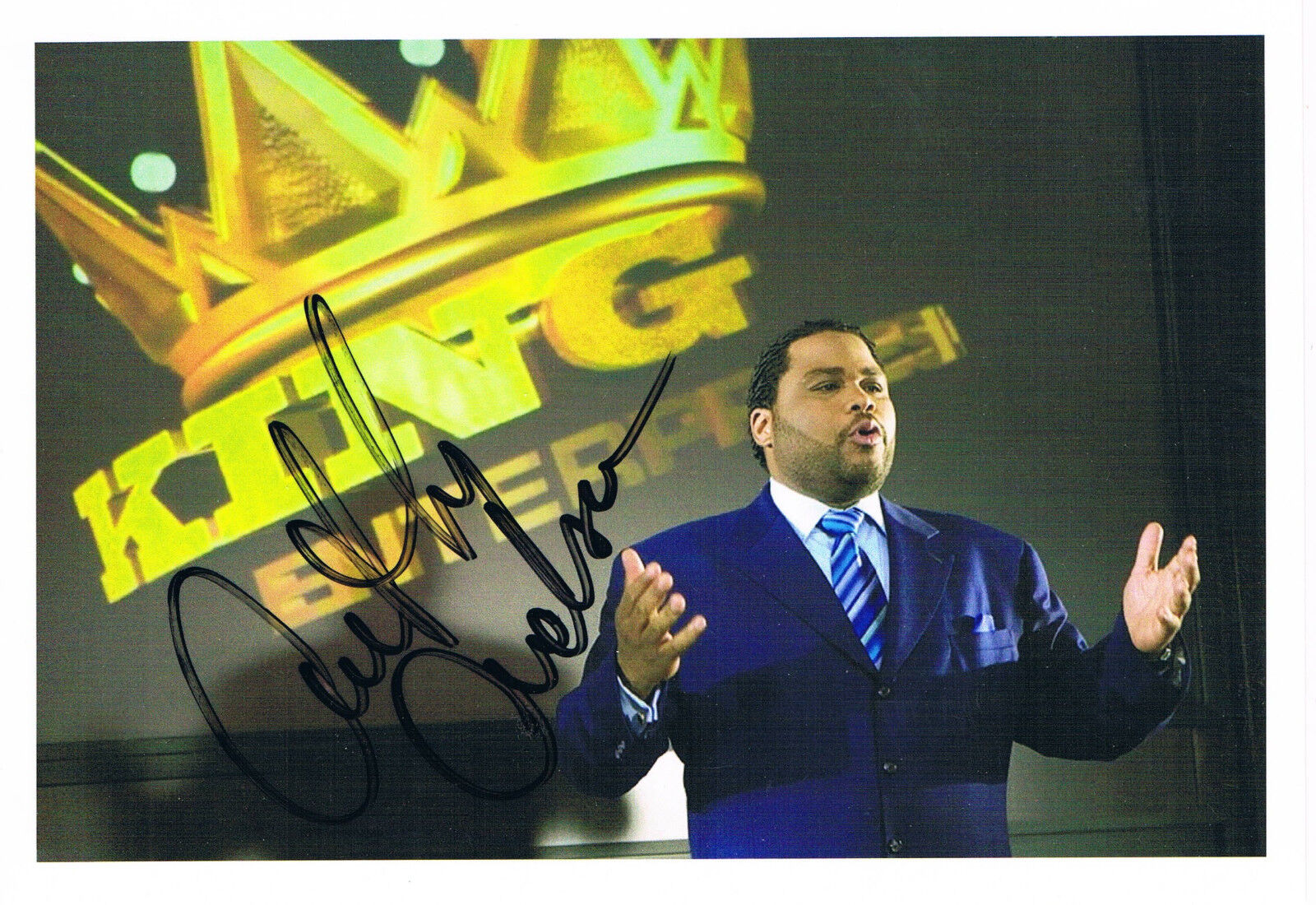 Anthony Anderson 1970- genuine autograph 5x7