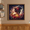 Belle and Beast Full 14CT 2 Strands DIY Stamped Cross Stitch Kits for Beginners Adults Home Wall Decor Cross Stitch Art and Crafts Kits 40x40cm tapestrymarket