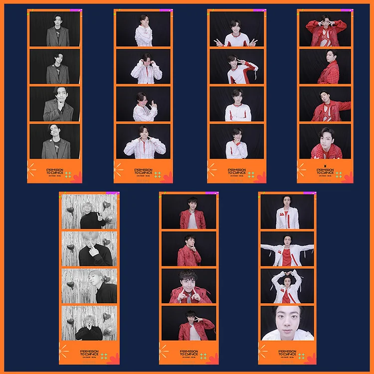 BTS Permission to Dance On stage in Seoul Photo Card Bookmark