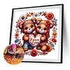 Diamond Painting -DIY Full Round Drill Valentine's Day Bear