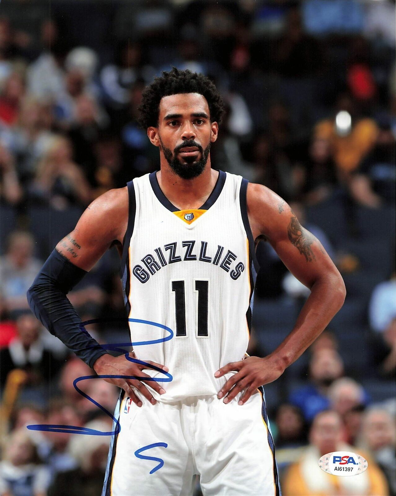 Mike Conley signed 8x10 Photo Poster painting PSA/DNA Memphis Grizzlies Autographed