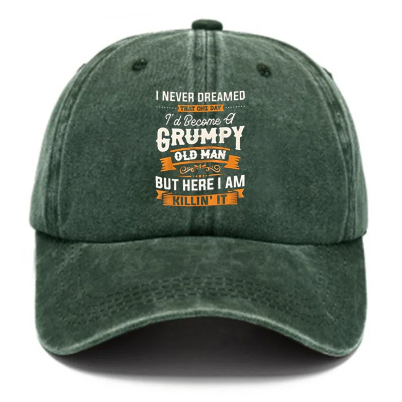 Vintage Letter Baseball Cap