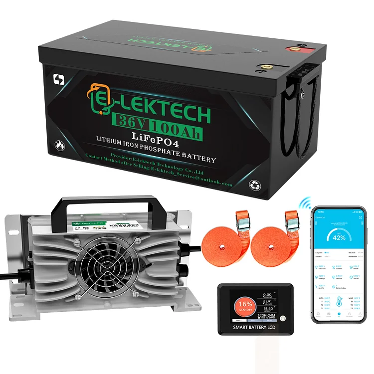 36V 100Ah Lithium Golf Cart Battery