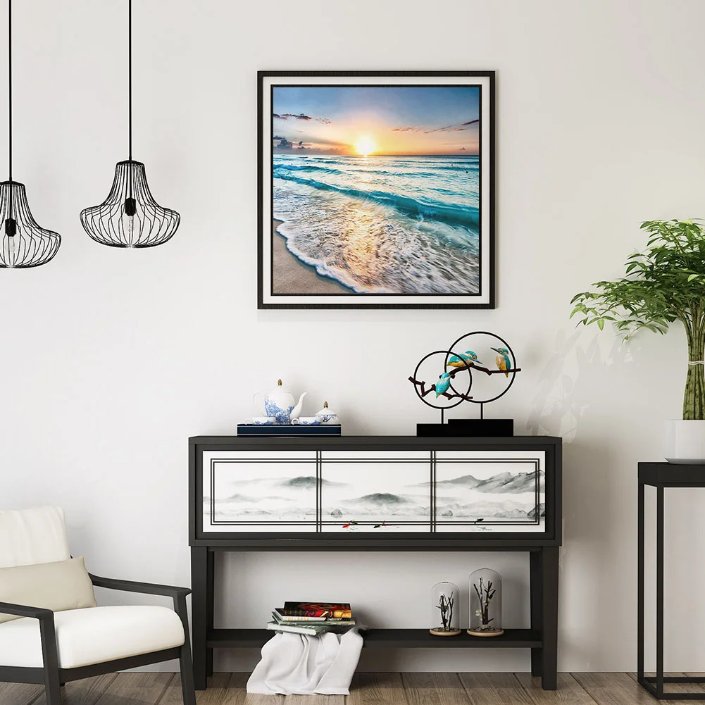 Diamond Painting - Full Round Drill - Sea Wave(30*30cm)