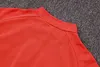 Joyfball 2025/2026 Bayern Munich Half-Pull Training Suit Orange Red Football Shirt 1:1 Thai Quality