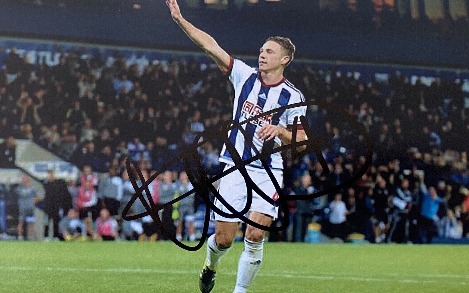 James Chester Genuine Hand Signed West Brom 6X4 Photo Poster painting