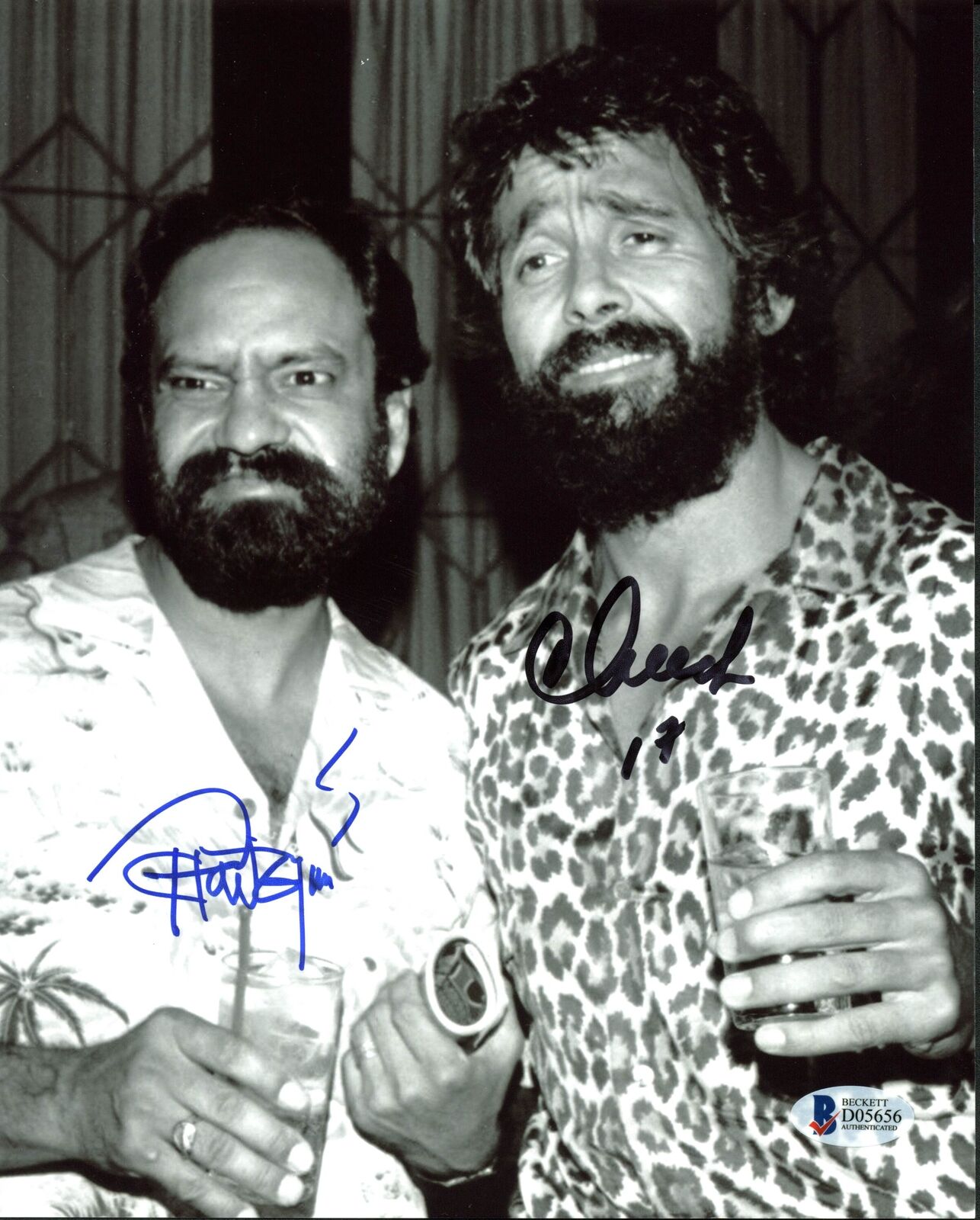 Cheech Marin & Tommy Chong Up in Smoke Authentic Signed 8x10 Photo Poster painting BAS #D05656