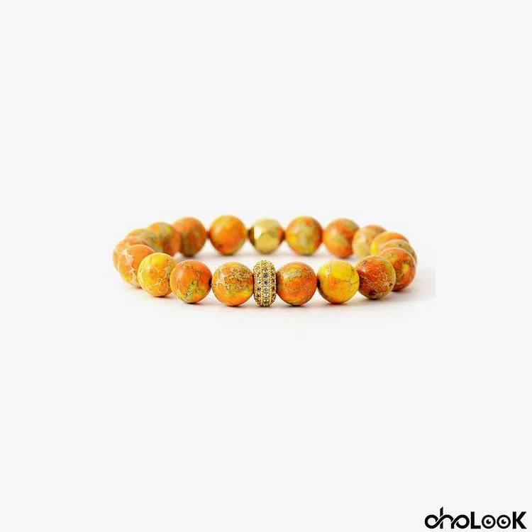 Natural Stone Beaded Bracelet