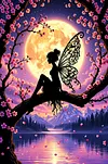 Luxury AB Velvet Diamond Painting Kit - Elves