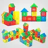 Blocs de construction imbriqu&eacute;s pour la construction de maisons