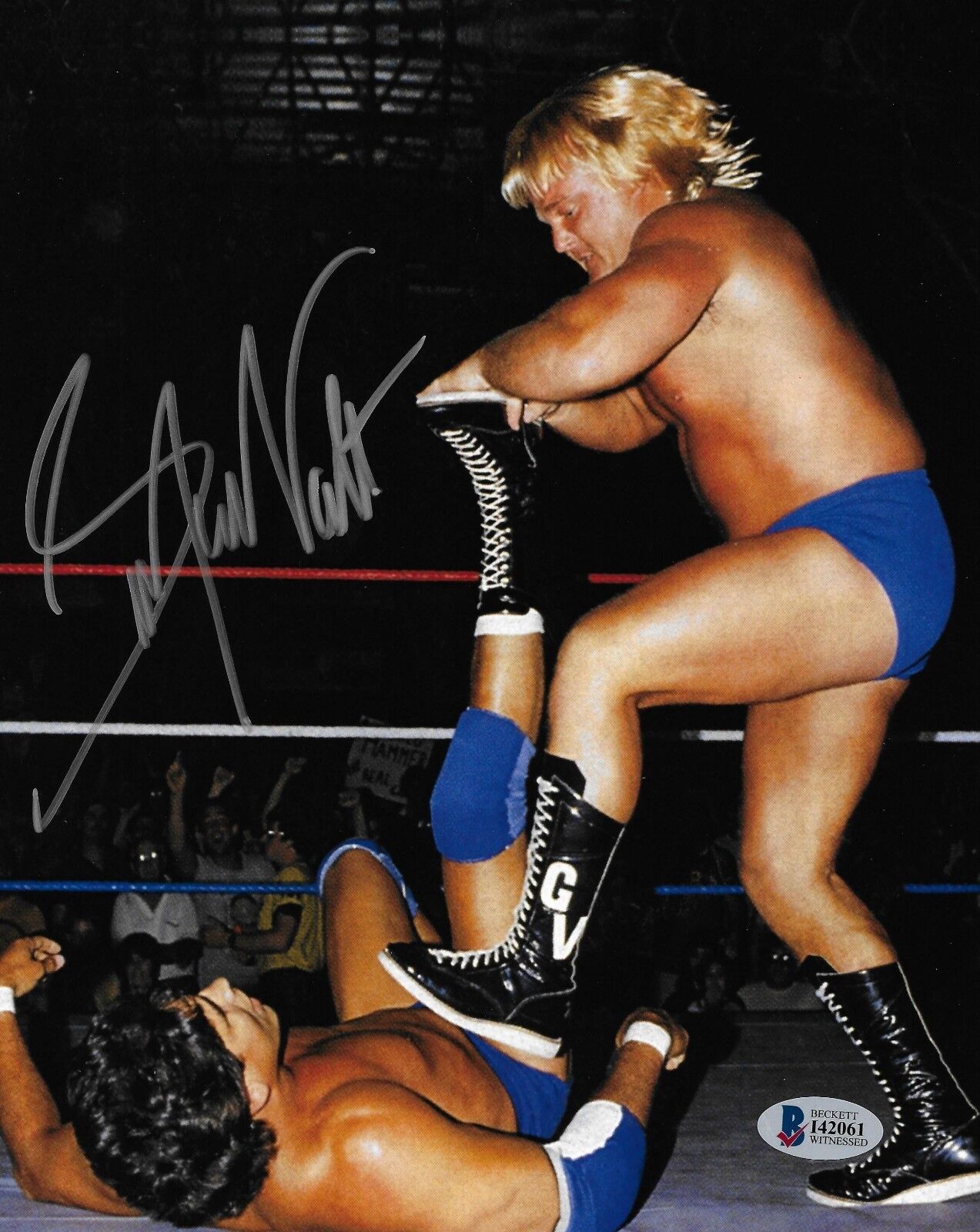 Greg Valentine Signed 8x10 Photo Poster painting BAS Beckett COA WWE Wrestling Picture Autograph