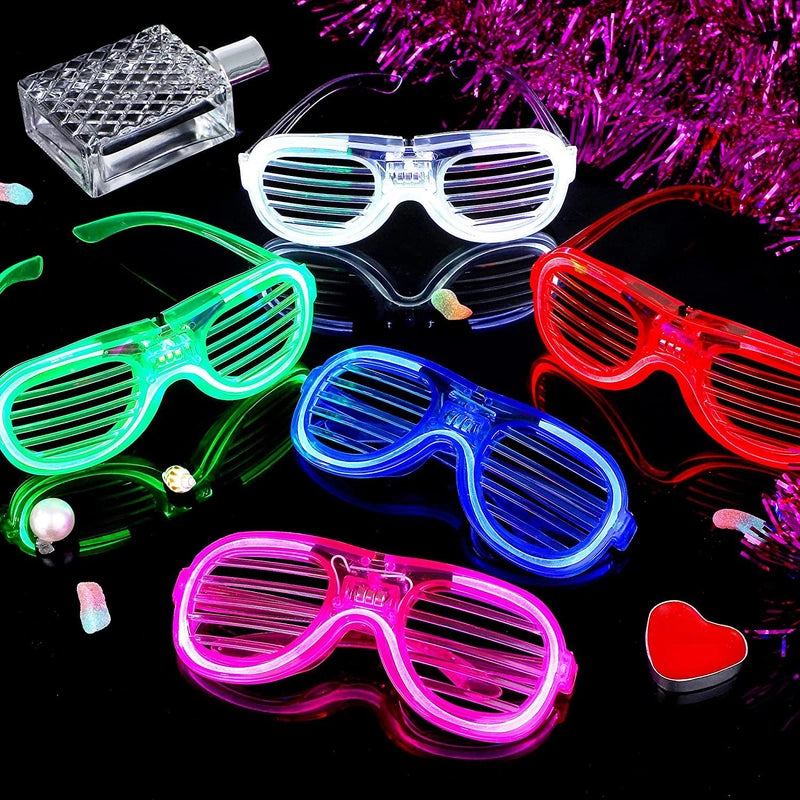 Blinds Luminous Glasses LED Cold Light Creative Glasses Bar Party Atmosphere Props Children's Toys