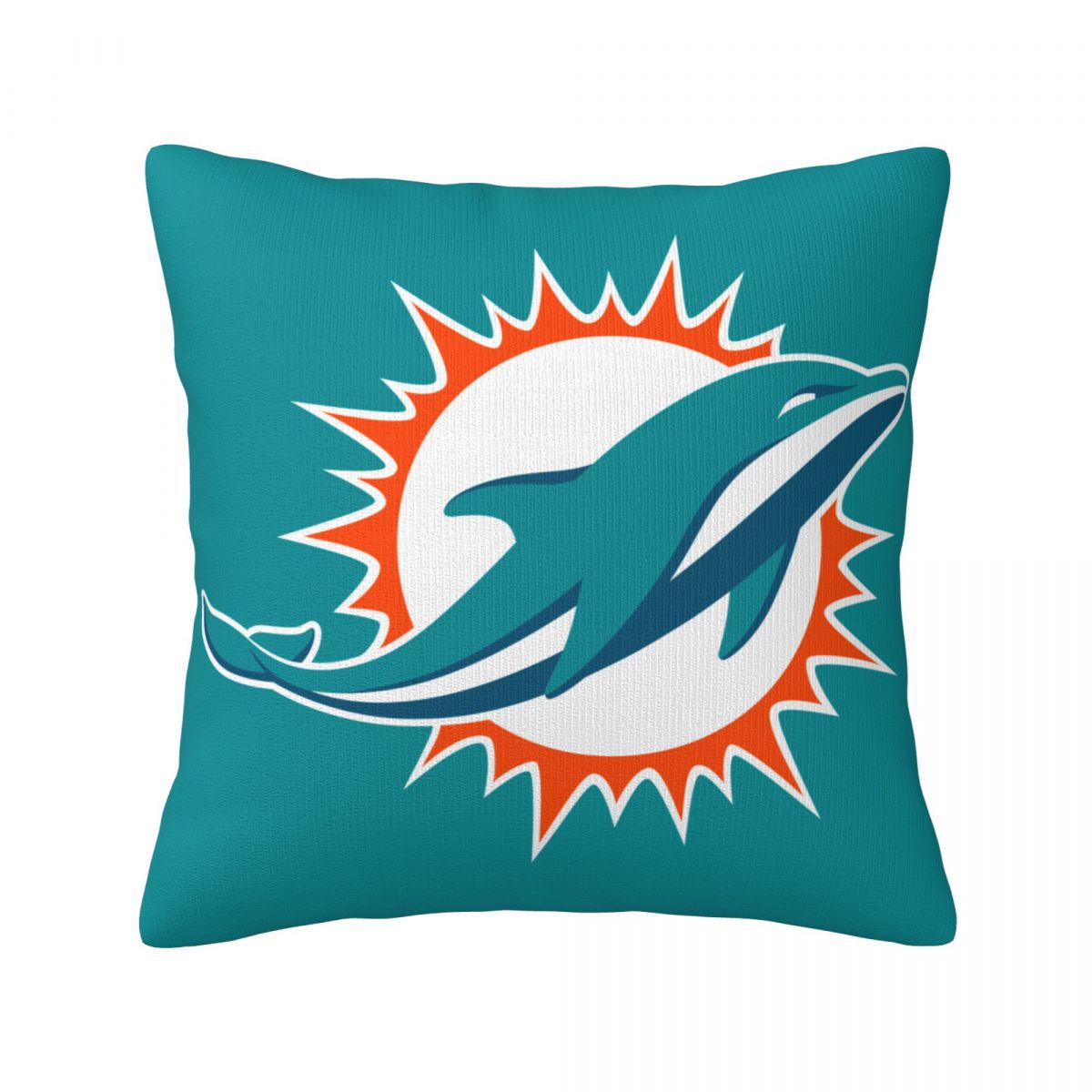 Miami Dolphins Decorative Square Throw Pillow Covers