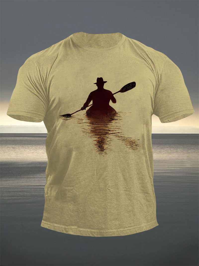 Rowing Back Printed Men's T-Shirt