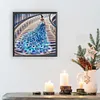 Fille en jupe habill&eacute;e - peinture au diamant de forme sp&eacute;ciale - 30 * 30cm
