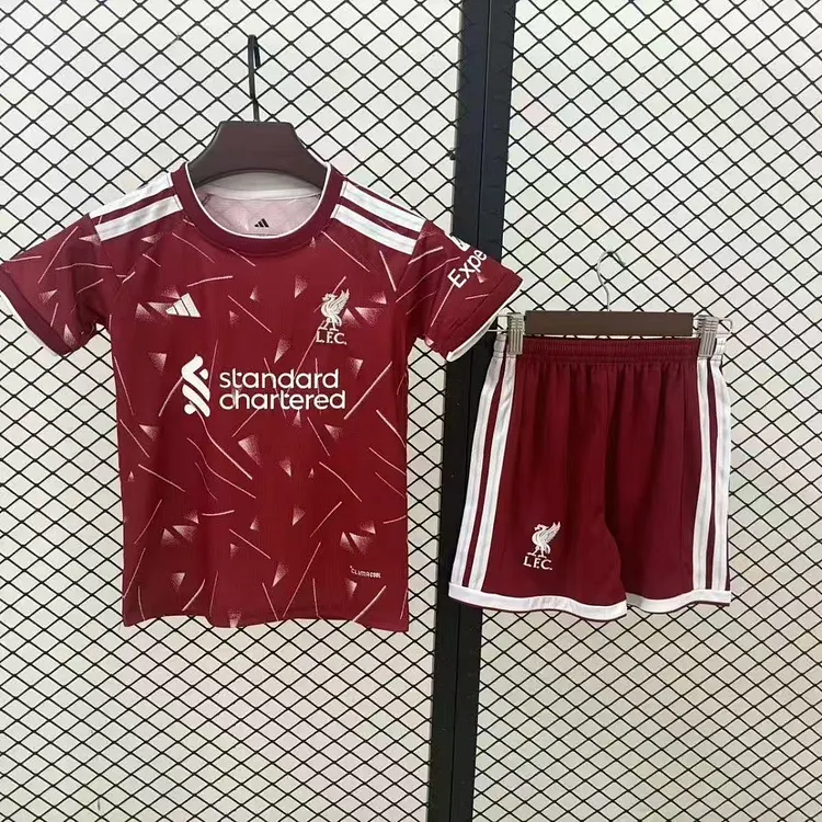 Kids Liverpool 26/27 Home Football Jersey 1:1 Thai Quality