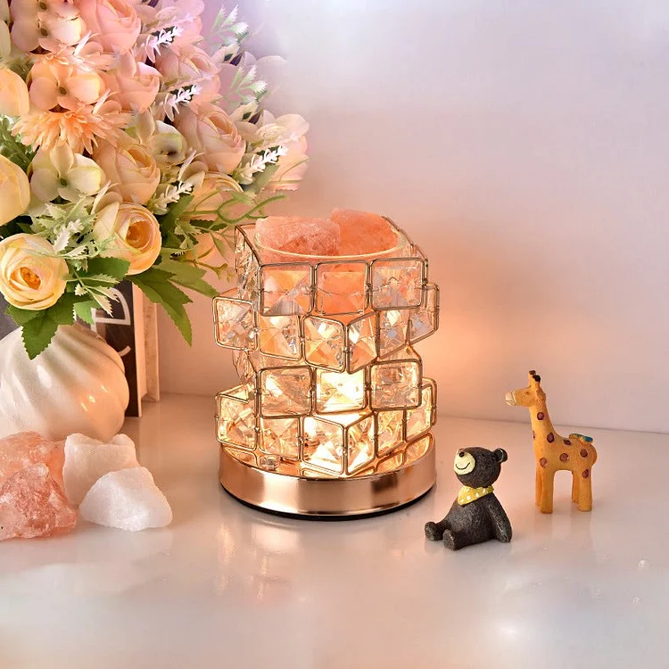 Olivenorma Four layer Rubiks Essential Oil Crystal Aromatherapy Lamp