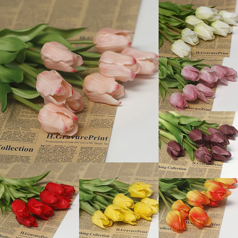 Single simulation tulip desktop decoration home decoration