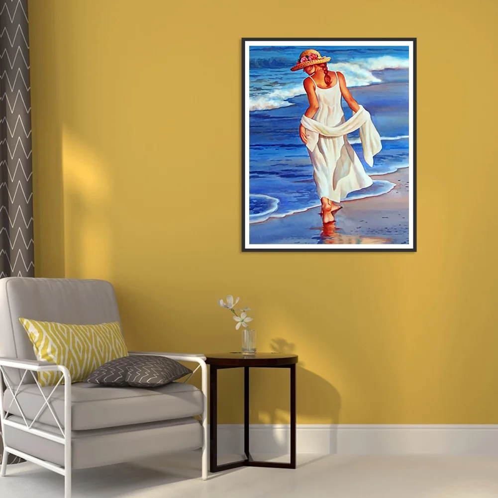 DIY Paint By Number 40*50cm - Beach Woman