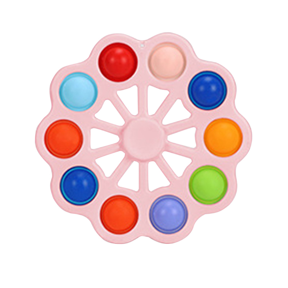 

Finger Bubble Music Keychain Baby Sensory Training Toys Pressing Plate Gyro, 501 Original