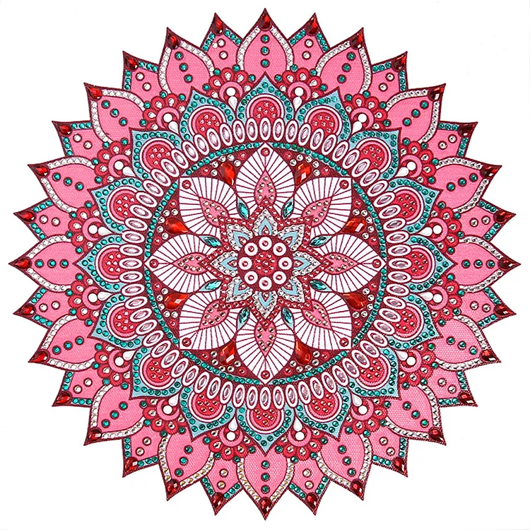 Mandala Pattern DIY Diamond Painting Notebook Cover Without Frame