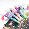 Colored Diamond Gradient Diamond Paint Drills Pen Set with 5 Nibs, DIY Diamond Accessories