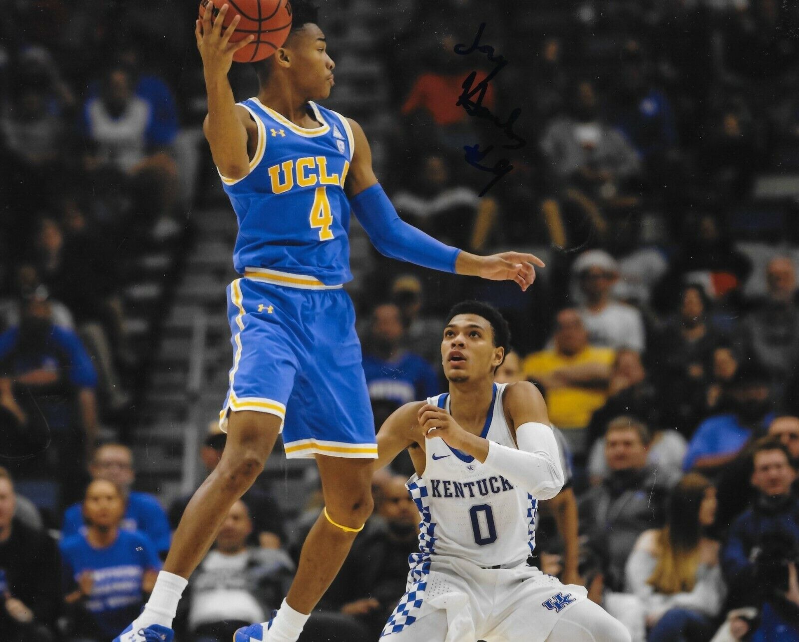 Jaylen Hands signed UCLA Bruins 8x10 Photo Poster painting autographed 3