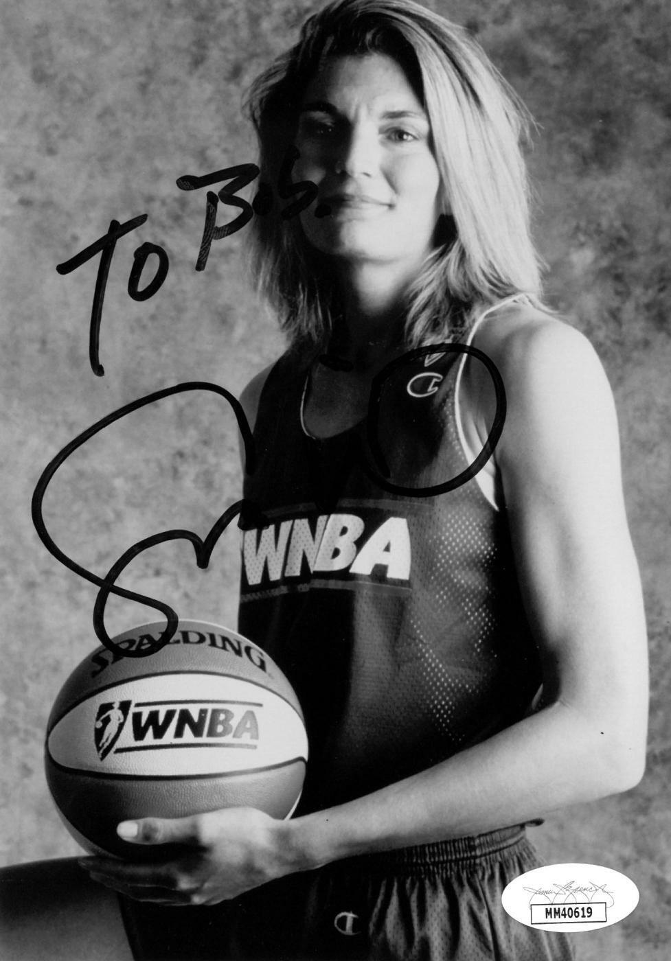 Sue Wicks Signed NY Liberty WBNA Authentic Autographed 5x7 Photo Poster painting JSA #MM40619