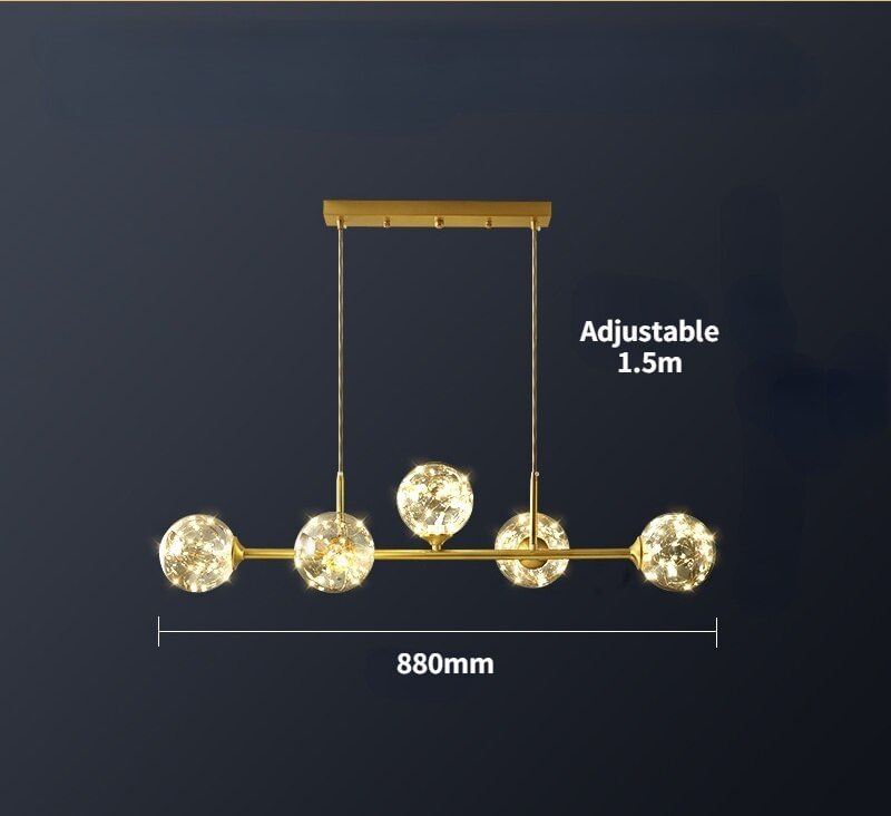 All Copper Pendant Light Nordic Design Modern Minimalist Lamp Restaurant Chandelier Dining Table Bar Light Luxury Lamps Lighting
