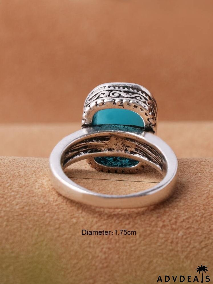 Geometric Resin Decor Ring