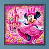 Castle Princess Minnie Full DIY 5D Round Drill Diamond Painting Kits for Adults/Beginners Home Decor Diamond Dots Paintings Picture Arts Craft 30x30cm