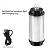 Outdoor Retro Portable Camping Lamp Outdoor Camping Tent Lamp Hanging Candle Holder Lamp Backpack Lamp