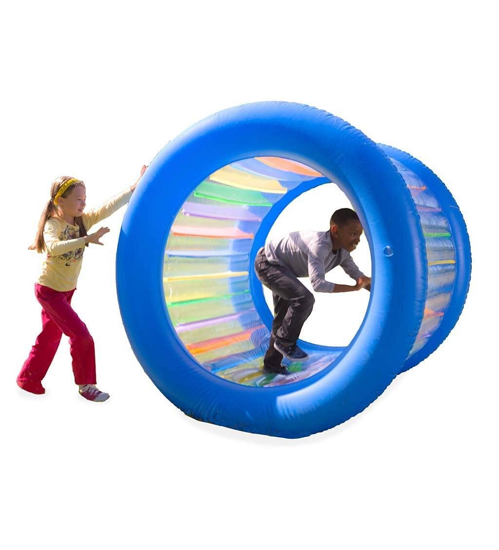 giant inflatable roller wheel