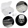 2Psc Pumpkin +16Pcs Round Bottles Diamond Painting Containers Multi Purpose Portable Plastic Case Box with Stickers & Compartments Arts Crafts Storage Bottle for Hardware Rhinestone (16pcs)